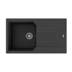 Blackstone BABİL 86X50 Cm Antrasit Granit Evye