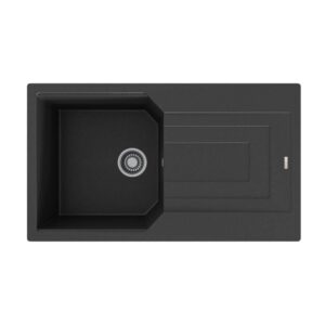 Blackstone BABİL 86X50 Cm Antrasit Granit Evye