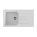 Blackstone BABİL 86X50 Cm Beyaz Granit Evye