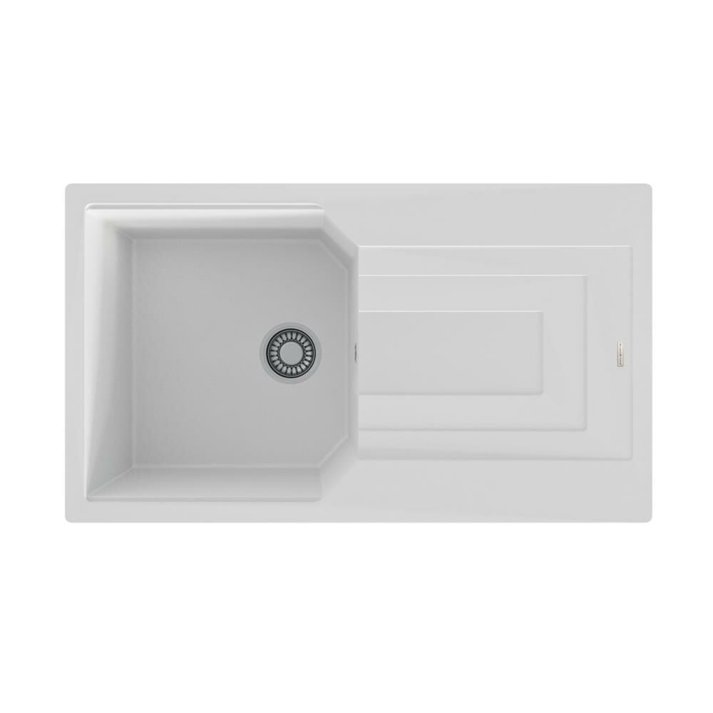 Blackstone BABİL 86X50 Cm Beyaz Granit Evye