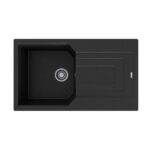 Blackstone BABİL 86X50 Cm Siyah Granit Evye