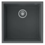 Blackstone PALMİRA 40X40 CM Antrasit Tezgahaltı Granit Evye