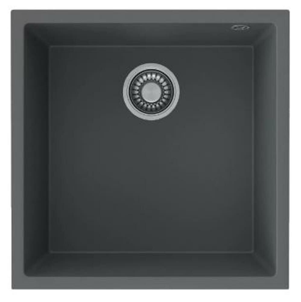 Blackstone PALMİRA 40X40 CM Antrasit Tezgahaltı Granit Evye