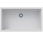 Blackstone PERGE 72X40 CM Beyaz Tezgahaltı Granit Evye