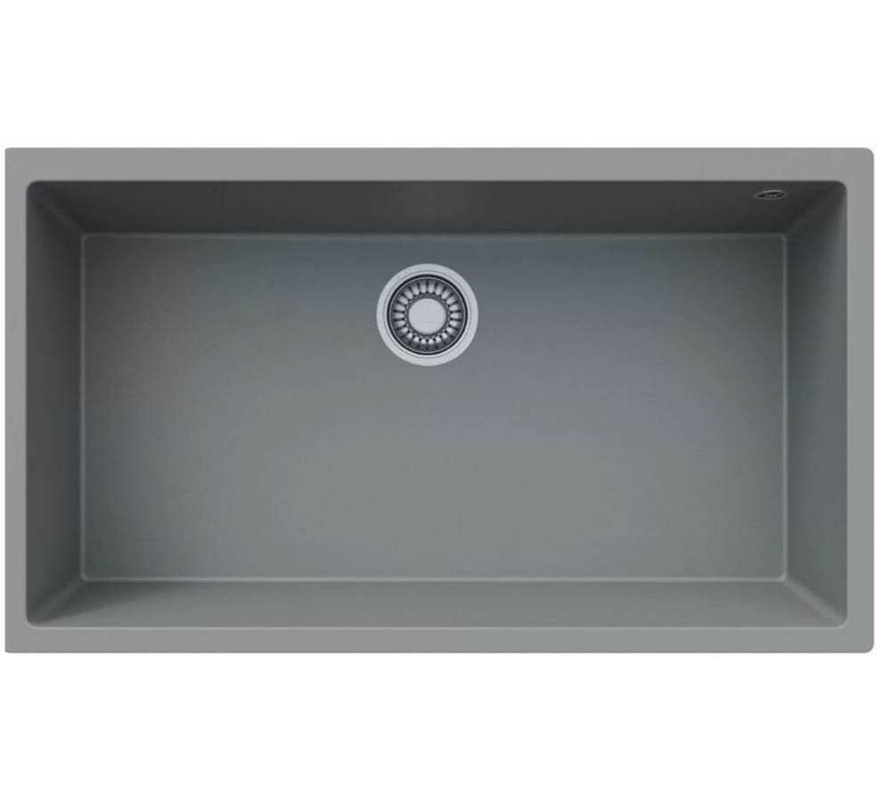 Blackstone PERGE 72X40 CM Gri Tezgahaltı Evye