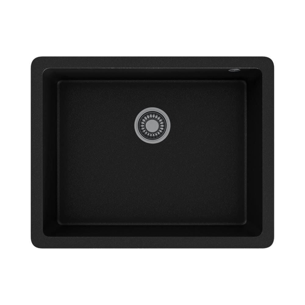 BLACKSTONE VENEDİK ÇİFTLİK TİPİ SİYAH TEZGAHALTI GRANİT EVYE