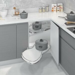 Starax S-3014-C Döner Tablalı Kör Köşe 780*600 Mm (Fasulye) Sağ