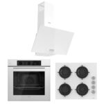 Ferre Beyaz Set ( D087 Beyaz Davlumbaz -CS206 Beyaz Ocak- QBL62CB Beyaz Fırın )
