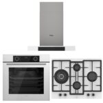 Ferre Beyaz Set ( D101 Beyaz Davlumbaz -ED076-WFA Beyaz Ocak- XE63CB Fryart Beyaz Fırın )