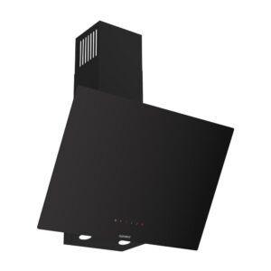 Ferre  D077 SLIENT ART Tek Cam Dijital Siyah Davlumbaz