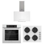 Ferre Fryart Beyaz Set ( D064 Beyaz Davlumbaz -CS206 Beyaz Ocak- XE63CB Fryart Beyaz Fırın)