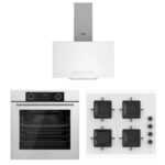 Ferre Fryart Beyaz Set ( D064 Beyaz Davlumbaz -SS206 Beyaz Ocak- XE63CB Fryart Beyaz Fırın)