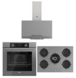 Ferre Fryart Gri Set (D065 Gri Davlumbaz -RS038 Gri Ocak- XE63CPR Fryart Gri Fırın)