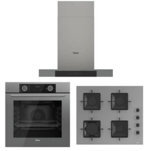 Ferre Fryart Gri Set ( D102 Gri Davlumbaz -SS208 Gri Ocak- XE63CPR Fryart Gri Fırın)