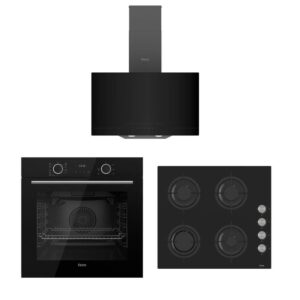 FERRE FRYART SİYAH SET ( D063 SİYAH DAVLUMBAZ-CS205 SİYAH OCAK- XE63CS FRYART SİYAH FIRIN )