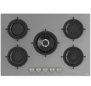 Ferre RS038 75 CM 5 Gözlü Ankastre Gri Ocak