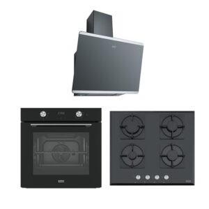 Franke Ankastre Set (FPJ 615 BK SS Davlumbaz - FHNS 604 BK Ocak - FMA 86 BK Fırın)