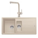 Franke Basis BFG 651 Sahara Granit Evye Active Plus Doccia 2.0 Batarya Set