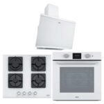 Franke Beyaz Ankastre Set (FPJ 615 V WH/SS - FHNS 604 WH - FSL 86 H WH)