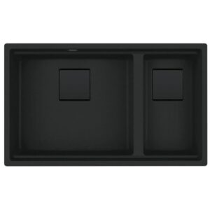 Franke KNG 120 MATT BLACK Granit Evye