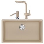 Franke Maris Mrg 210/110-72 Avena Granit Eviye + Active Plus Doccia 2.0 Armatür + Comfort Sıvı Sabunluk Üçlü Set Avena