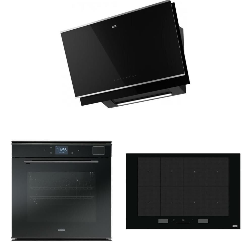 Franke Mythos Buharlı İnox Set 2 (FMY 907 BK/XS Davlumbaz FMY 808 I Ocak FMY 99 HS XS Fırın)