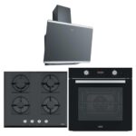 Franke Siyah Ankastre Set (FPJ 615 BK/SS - FHNS 604 BK - FSL 86 H BK)