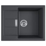 Franke TECTONİTE S2D 611-62 CB Siyah Evye