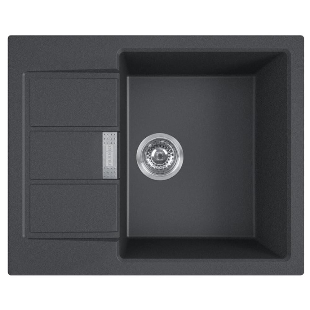 Franke TECTONİTE S2D 611-62 CB Siyah Evye