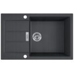 Franke TECTONİTE S2D 611-78 XL CB Siyah Evye