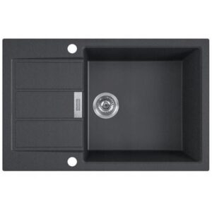 Franke TECTONİTE S2D 611-78 XL CB Siyah Evye