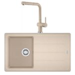 Franke Urban BFG 611 Avena Granit EvyeActive Plus Doccia 2.0 Batarya Set