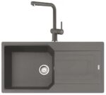 Franke Urban UBG 611-100 Stone Grey Granit Evye Active Plus Doccia 2.0 Batarya Set