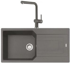 Franke Urban UBG 611-100 Stone Grey Granit Evye Active Plus Doccia 2.0 Batarya Set