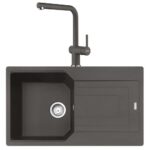 Franke Urban UBG 611-86 SLATE GRİ Granit Evye Active Plus Doccia 2.0 Batarya Set