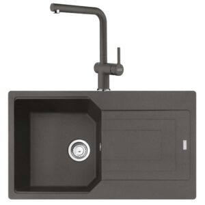 Franke Urban UBG 611-86 SLATE GRİ Granit Evye Active Plus Doccia 2.0 Batarya Set