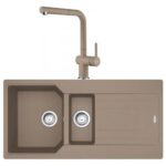 Franke Urban UBG 651-100 Oyster Granit Evye Active Plus Doccia 2.0 Batarya Set