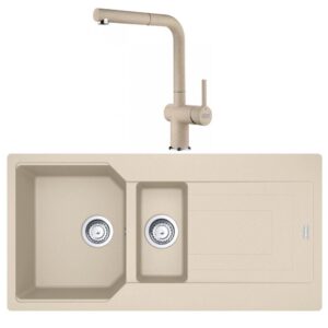 Franke Urban UBG 651-100 Avena Granit Evye - Active Plus Doccia 2.0 Avena Batarya Set