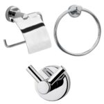 KARE POLO KROM AKSESUAR SETİ (KAĞITLIK+ASKILIK+HALKA HAVLULUK)