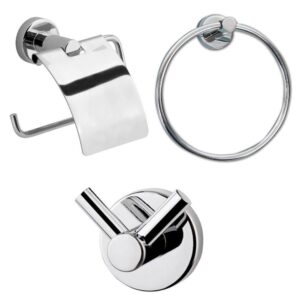 KARE POLO KROM AKSESUAR SETİ (KAĞITLIK+ASKILIK+HALKA HAVLULUK)