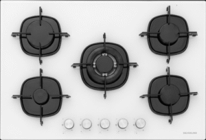 Silverline CS5365W01 Beyaz Emaye 5 Gözlü Ankastre Ocak