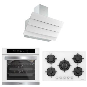 Silverline Beyaz Ankastre Set ( ETERNO 90 cm - BO6505W02 - CS5365W01 )