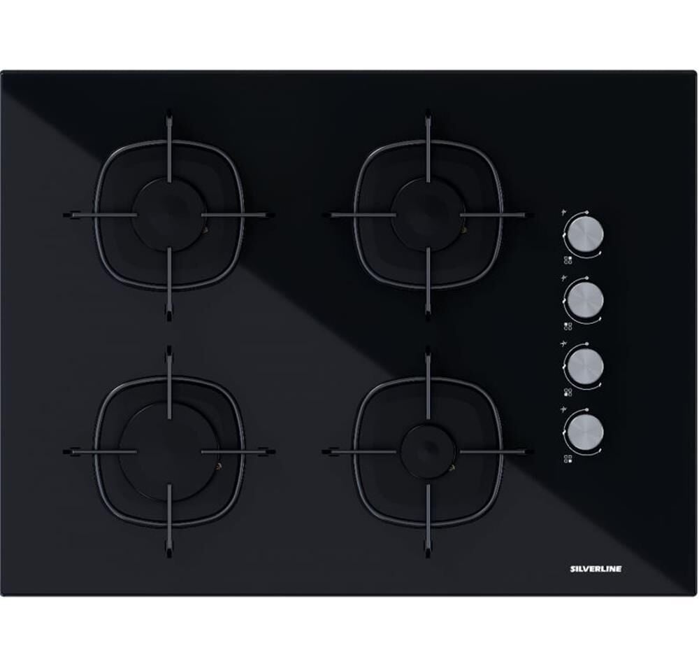 Silverline CS5665B01 65 CM Siyah Cam Ocak