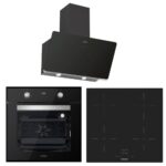 Silverline İndiksyonlu Siyah Ankastre Set (3457 Soho , IH5445B02, BO6502B02)