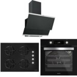 Silverline Siyah Ankastre Set (3420 60 cm - CS5610B01 - BO6504B01)