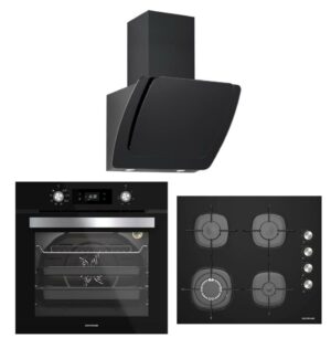 Silverline Siyah Ankastre Set (3373 Misto 60 cm - CS5629B01- BO6504B01)