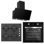 Silverline Siyah Ankastre Set (3457 60 cm - CS5343B01 - BO6504B01)