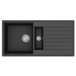 Teka CLİFF 60 B TQ 1,5 Gözlü Onyx Black Granit Evye