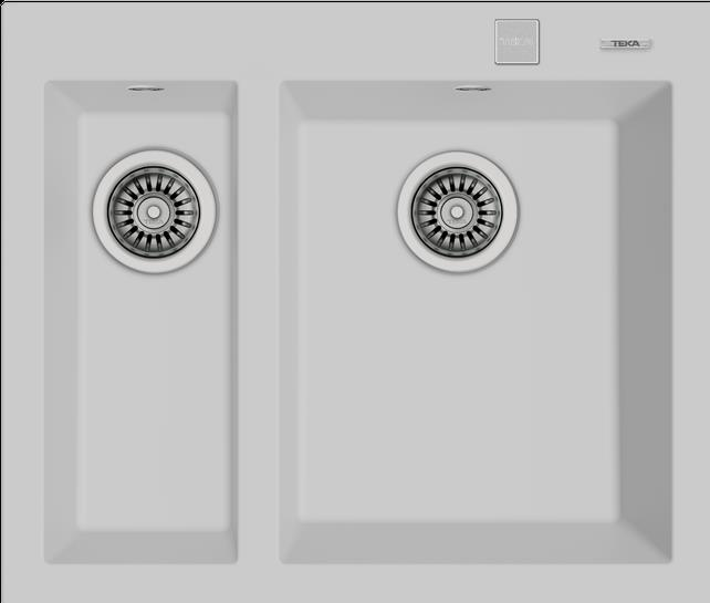 Teka Forsquare 590 Beyaz Granit Evye