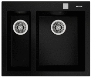 Teka Forsquare 590 TG Tezgah Üstü Siyah Granit Evye